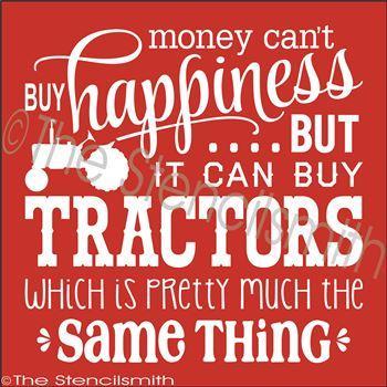 3071 - Money can't buy happiness ... TRACTORS - The Stencilsmith