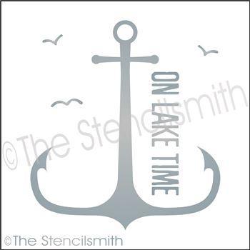 3079 - On Lake Time - The Stencilsmith
