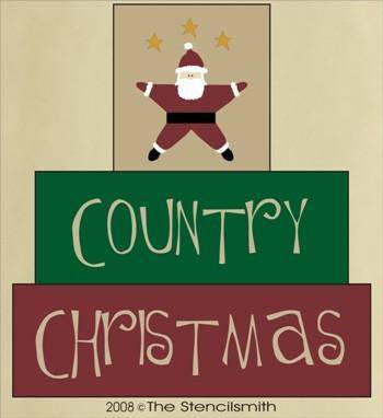 307 - Country Christmas - block set - The Stencilsmith