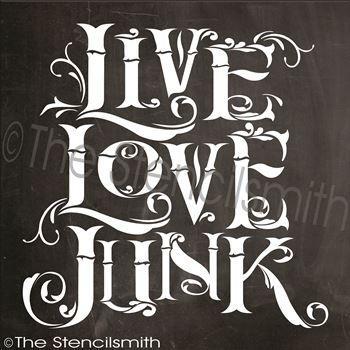 3089 - live love junk - The Stencilsmith