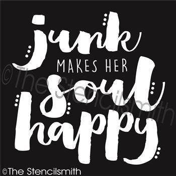 3091 - Junk makes her soul happy - The Stencilsmith