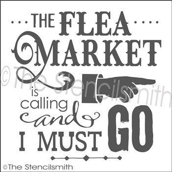3101 - The Flea Market is calling - The Stencilsmith