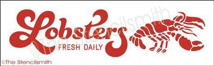 3110 - Lobsters fresh daily - The Stencilsmith