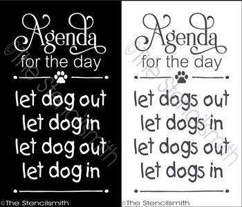 3139 - Agenda for the day - The Stencilsmith