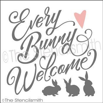 3145 - Every Bunny Welcome - The Stencilsmith