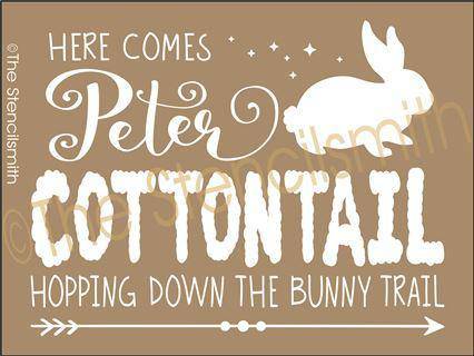 3147 - Here comes Peter Cottontail - The Stencilsmith