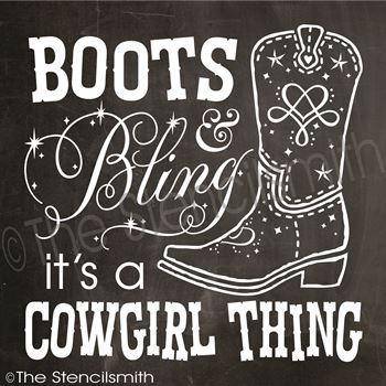 3167 - Boots and Bling - The Stencilsmith