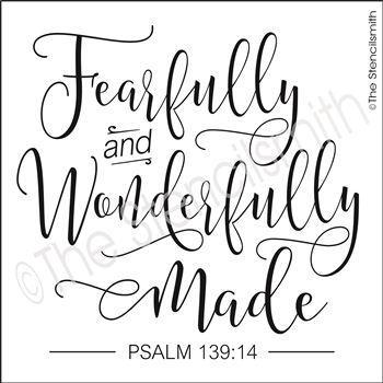 3175 - Fearfully and Wonderfully made - The Stencilsmith