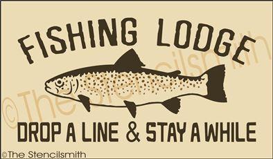 3179 - Fishing Lodge - The Stencilsmith