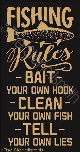 3182 - Fishing Rules - The Stencilsmith