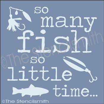 3187 - So many fish so little time - The Stencilsmith