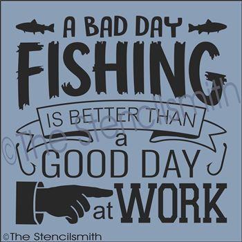 3189 - A bad day fishing - The Stencilsmith