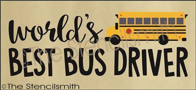 3207 - World's Best Bus Driver - The Stencilsmith