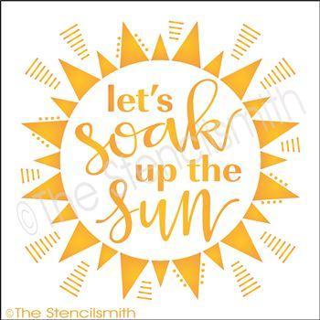 3209 - Soak up the Sun - The Stencilsmith
