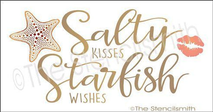 3220 - Salty Kisses Starfish Wishes - The Stencilsmith