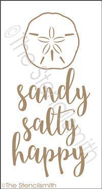 3221 - Sandy Salty Happy - The Stencilsmith