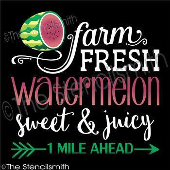 3228 - farm fresh Watermelon - The Stencilsmith