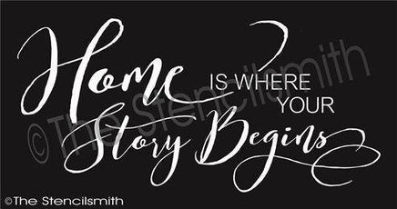 3233 - Home is where your story begins - The Stencilsmith
