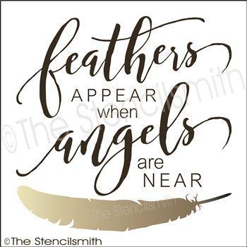 3235 - Feathers Appear when Angels - The Stencilsmith