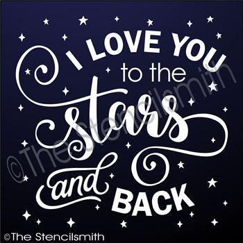 3240 - I love you to the stars and back - The Stencilsmith