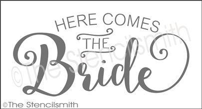 3246 - Here Comes the Bride - The Stencilsmith