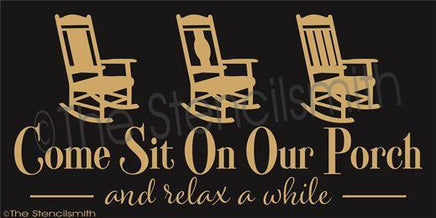 3255 - Come Sit On Our Porch - The Stencilsmith