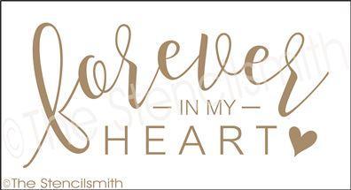 3260 - Forever in my Heart - The Stencilsmith