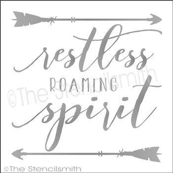 3262 - Restless Roaming Spirit - The Stencilsmith