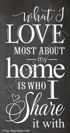 3268 - What I love most about my home - The Stencilsmith