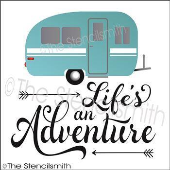 3280 - Life's an Adventure - The Stencilsmith