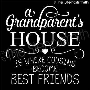 3287 - A Grandparent's House is where - The Stencilsmith