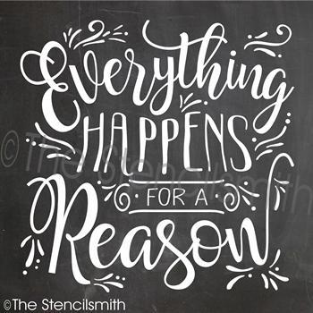 3295 - Everything Happens for a Reason - The Stencilsmith