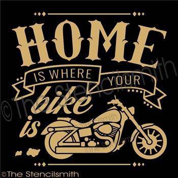 3326 - Home is where your bike is - The Stencilsmith