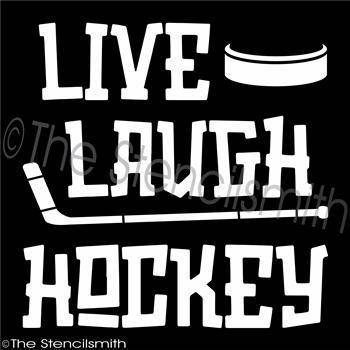 3336 - Live Laugh Hockey - The Stencilsmith