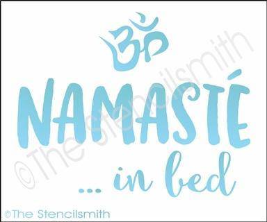 3347 - Namaste ...in bed - The Stencilsmith