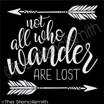 3352 - Not all who wander are lost - The Stencilsmith