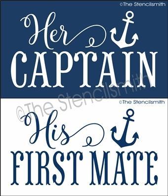 3356 - Her Captain / His First Mate - The Stencilsmith