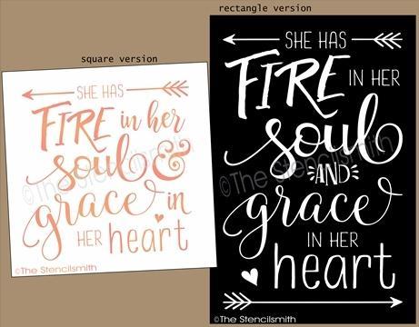 3359 - She has fire in her soul - The Stencilsmith