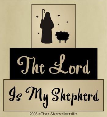 336 - The Lord Is My Shepherd - block set - The Stencilsmith