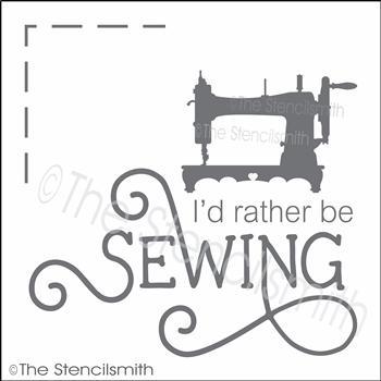 3377 - I'd rather be sewing - The Stencilsmith
