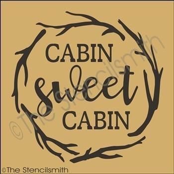 3392 - Cabin sweet Cabin - The Stencilsmith