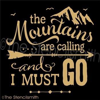 3393 - The mountains are calling - The Stencilsmith