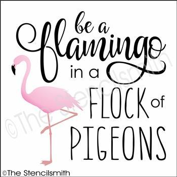 3420 - be a Flamingo - The Stencilsmith