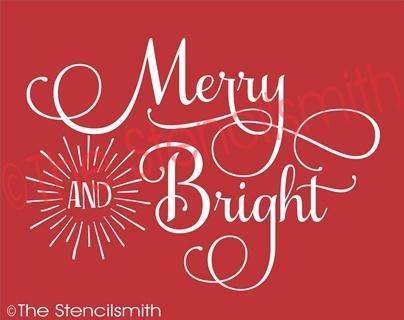 3424 - Merry and Bright - The Stencilsmith