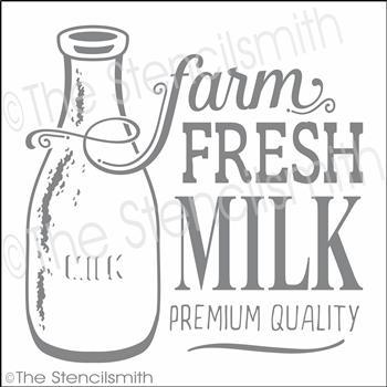 3428 - Farm Fresh Milk - The Stencilsmith