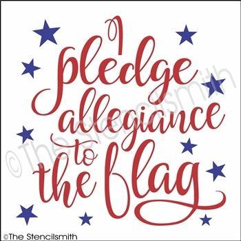 3443 - I pledge allegiance to the flag - The Stencilsmith