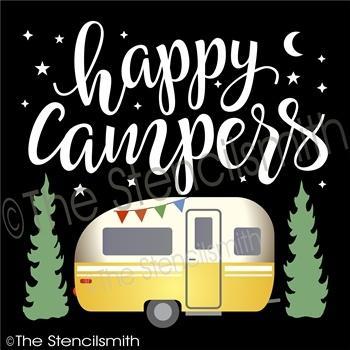 3447 - Happy Campers - The Stencilsmith