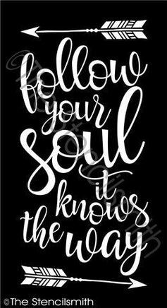 3455 - Follow your soul it knows - The Stencilsmith