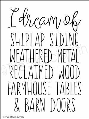 3456 - I dream of ... shiplap siding - The Stencilsmith