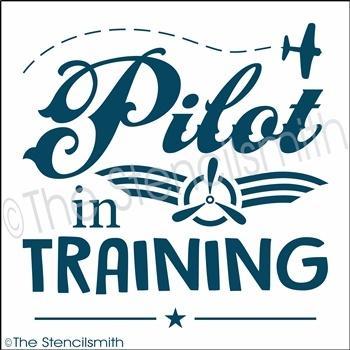 3485 - Pilot in Training - The Stencilsmith